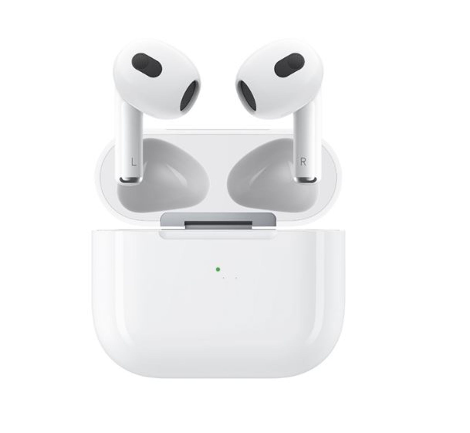 1 BOXED PAIR OF APPLE AIRPODS 3RD GENERATION MODEL MME73ZM/A RRP Â£179.99 (POWER ON/WORKING)