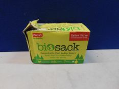 1 BOXED BIOSACK COMPOSTABLE FOOD CADDY LINERS RRP Â£19