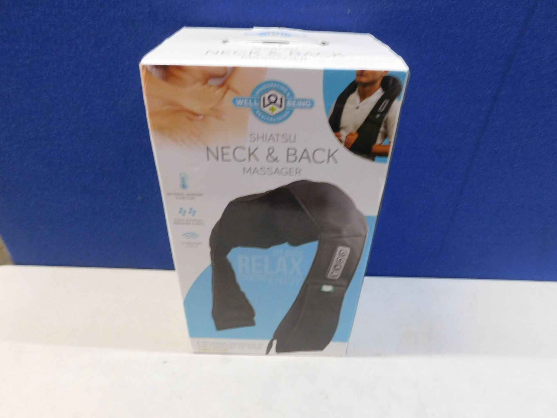 1 BOXED THE SOURCE WELLBEING SHIATSU NECK MASSAGER RRP Â£59