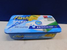 1 PACK OF FLASH SPEEDMOP WET CLOTHS RRP Â£12.99