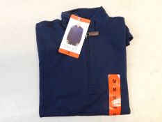 1 BRAND NEW MENS JACHS NEW YORK 1/4 JUMPER IN NAVY SIZE M RRP Â£24.99