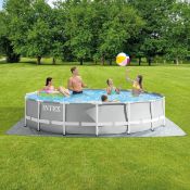 1 BOXED INTEX 15FT (4.6M) PRISM FRAME ROUND POOL RRP Â£499