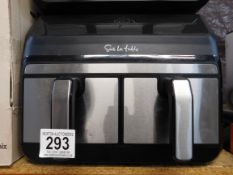 1 SUR LA TABLE DUAL BASKET AIR FRYER, 7.6L RRP Â£129