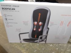 1 BOXED SHARPER IMAGE BODYSCAN CHAIR PAD MASSAGER RRP Â£149