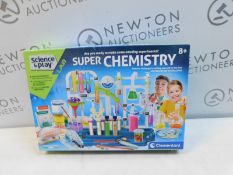 1 BOXED CLEMENTONI SUPER CHEMISTRY LAB (8+ YEARS) RRP Â£24.99