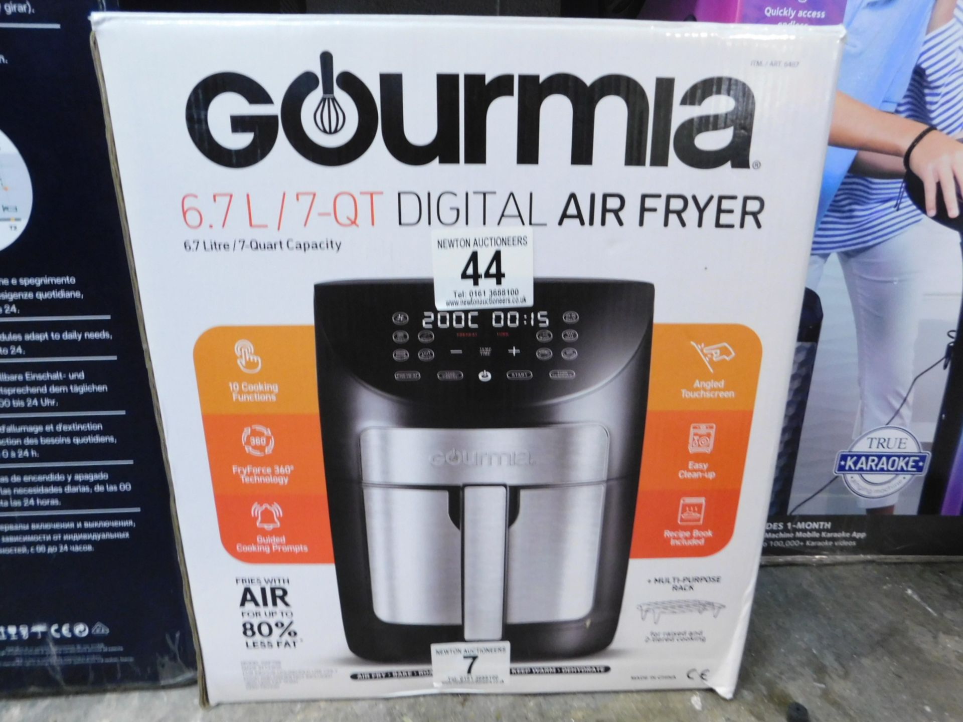 1 BOXED GOURMIA 6.7L DIGITAL AIR FRYER RRP Â£89.99