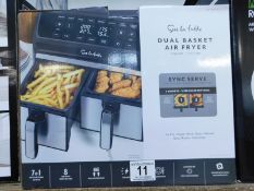 1 BOXED SUR LA TABLE DUAL BASKET AIR FRYER 7.57 LITER RRP Â£149.99