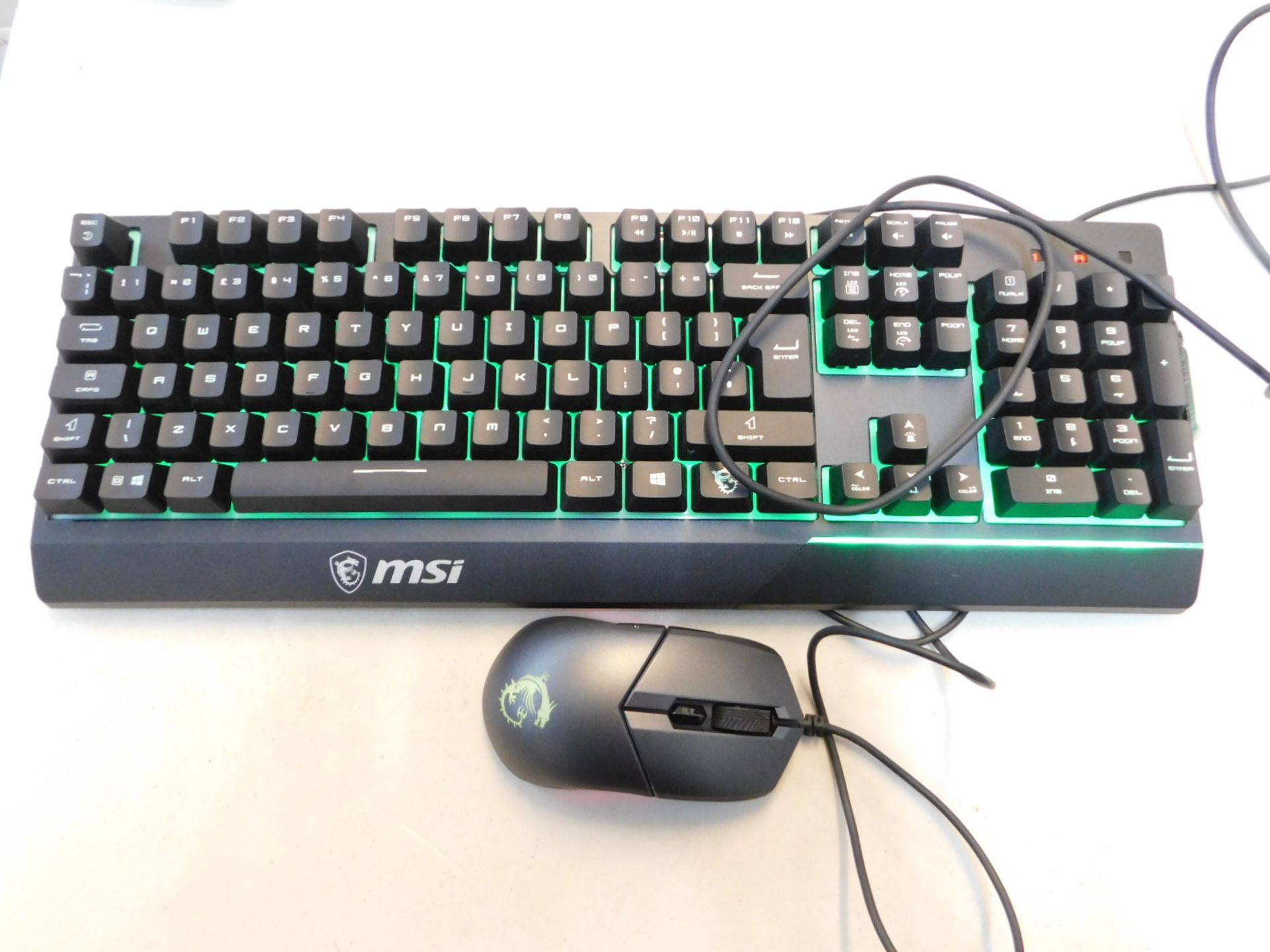 1 MSI VIGOR GK30 GAMING COMBO KEYBOARD AND MOUSE RRP Â£59.99