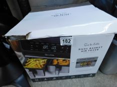 1 BOXED SUR LA TABLE DUAL BASKET AIR FRYER, 7.6L RRP Â£129