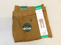 1 BRAND NEW MENS JACHS NEW YORK BOWIE CHINO SIZE 38 X 32 RRP Â£19