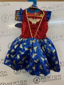 1 BRAND NEW RUBBIES KID'S ADVENTURE THEMED ROLE-PLAY COSTUME WONDER WOMAN SIZE 7-8 RRP Â£24.99