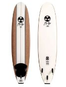 1 GERRY LOPEZ 8FT (243 CM) SURFBOARD RRP Â£199 (MISSING 1 FIN) (PICTURES FOR ILLUSTRATION PURPOSES