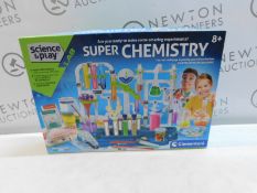 1 BOXED CLEMENTONI SUPER CHEMISTRY LAB (8+ YEARS) RRP Â£24.99