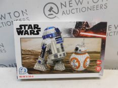 1 BOXED STAR WARS R2-D2 & BB-8 MODEL KIT 3D PUZZLE (10+ YEARS) RRP Â£34.99