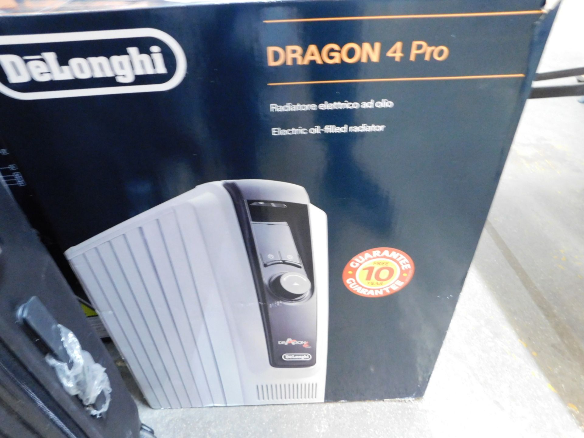 1 BOXED DE'LONGHI DRAGON 4 PRO OIL FILLED RADIATOR RRP Â£129.99