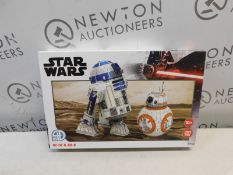 1 BOXED STAR WARS R2-D2 & BB-8 MODEL KIT 3D PUZZLE (10+ YEARS) RRP Â£34.99