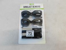 1 BRAND NEW PACK OF SUNGLASS READERS IN +2.00 STRENGTH RRP Â£19.99