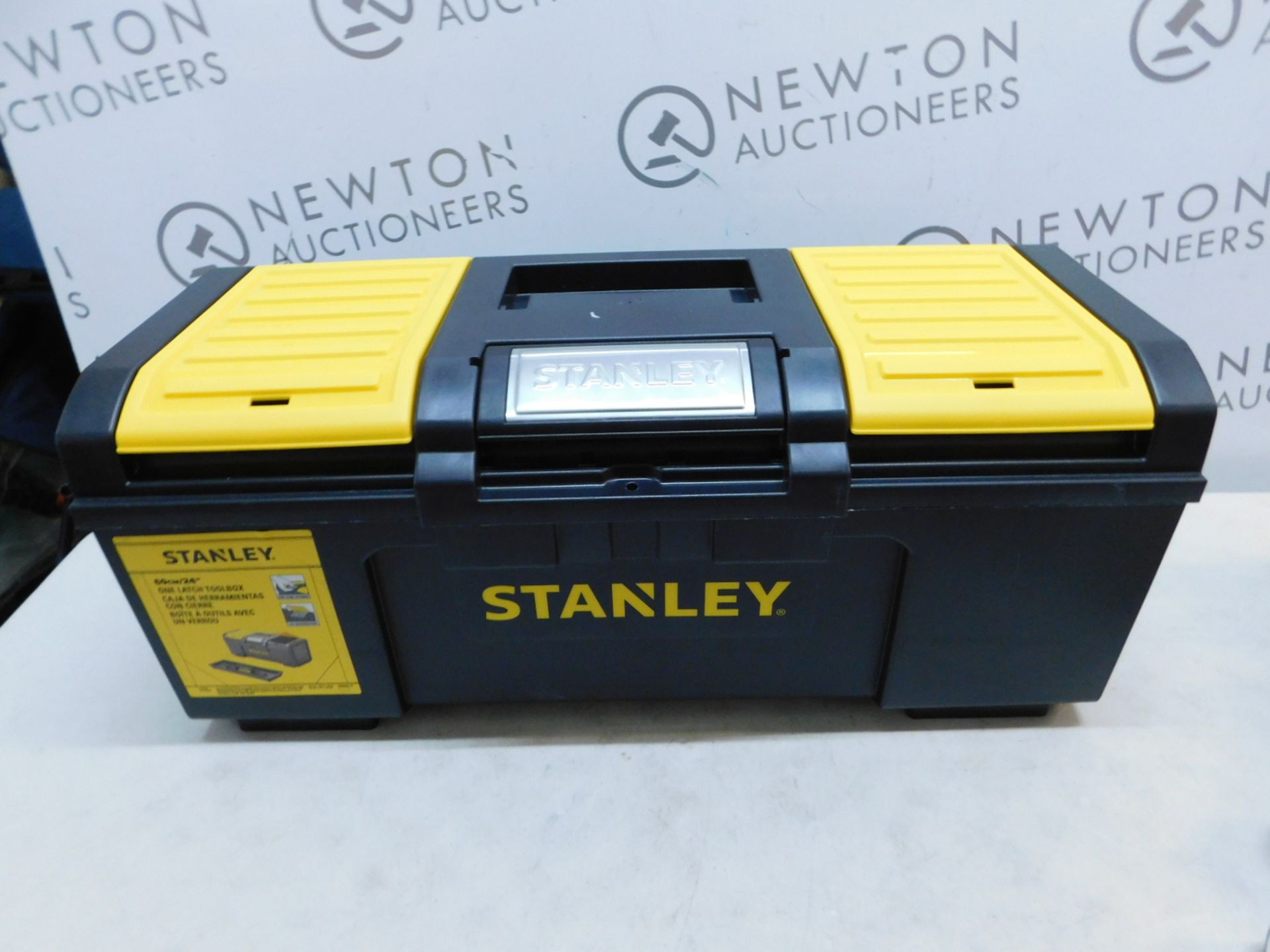 1 STANLEY ONE TOUCH TOOLBOX RRP Â£34.99 (NO HANDLE)