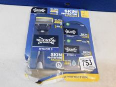 1 PACK OF WILKINSON SWORD HYDRO 5 RAZOR WITH 8 REPLACMENT BLADES RRP Â£49.99