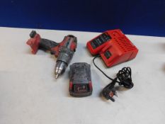 1 MILWAUKEE M18FPD FUEL PERCUSSION DRILL WITH BATTERY AND CHARGER RRP Â£149