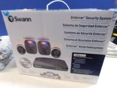 1 BOXED SWANN DVR-448- 4 CAMERA ENFORCER 1080P 1TB CCTV KIT SWDVK-446802MQB2D-EU RRP Â£399