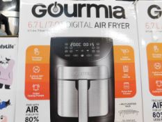 1 BOXED GOURMIA 6.7L DIGITAL AIR FRYER RRP Â£89.99