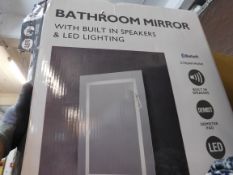 1 BOXED TAVISTOCK BLUETOOTH SPEAKER LED BATHROOM MIRROR RRP Â£199