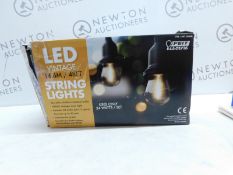 1 BOXED FEIT 48FT (14.6M) HEAVY DUTY VINTAGE LED WATERPROOF STRING LIGHTS RRP Â£89