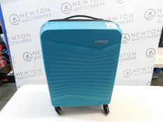 1 AMERICAN TOURISTER HARD CASE BLUE HAND LUGGAGE RRP Â£79.99