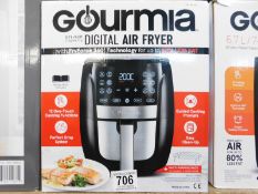 1 BOXED GOURMIA 5.7L DIGITAL AIR FRYER RRP Â£89.99