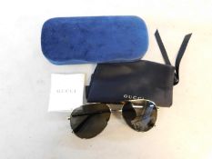 1 PAIR OF GUCCI SUNGLSSES WITH CASE MODEL (GG0242S) RRP Â£199.99