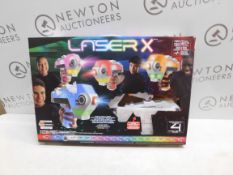 1 BOXED LASER X LASER MICRO LASTER BLASTER 4 PLAYER GAMING SET RRP Â£79.99