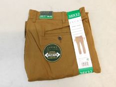 1 BRAND NEW MENS JACHS NEW YORK BOWIE CHINO SIZE 38 X 32 RRP Â£19