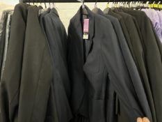 1 SET OF 10 BRAND NEW F&F SCHOOL BLAZERS SIZES 11-16 RRP Â£129 (RANDOM SIZES)