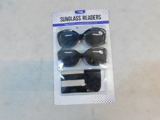 1 PACK OF SUN READER READING GLASSES IN STRENGTH +2.50 RRP Â£19.99