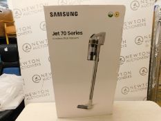 1 BOXED SAMSUNG JET 70 PET CORDLESS VACUUM CLEANER WITH BATTERY RRP Â£399 (NO CHARGER)