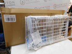 1 BOXED VYBRA HEATED 20 RAIL WINGED AIRER WITH COVER, VS001-20R RRP Â£59