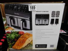 1 BOXED SUR LA TABLE DUAL BASKET AIR FRYER, 7.6L RRP Â£129