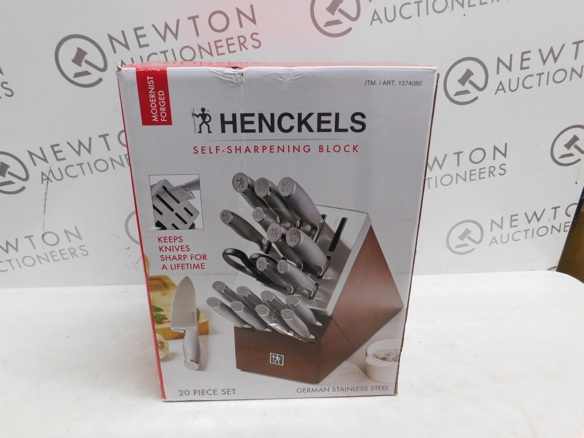 1 BOXED HENCKELS MODERNIST 20-PIECE SELF-SHARPENING KNIFE BLOCK SET RRP Â£249