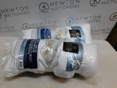 1 PAIR OF HOTEL GRAND FEATHER & DOWN ROLLED JUMBO PILLOWS RRP Â£34.99