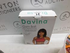 1 BRAND NEW BOXED DAVINA GYM BALL RRP Â£19