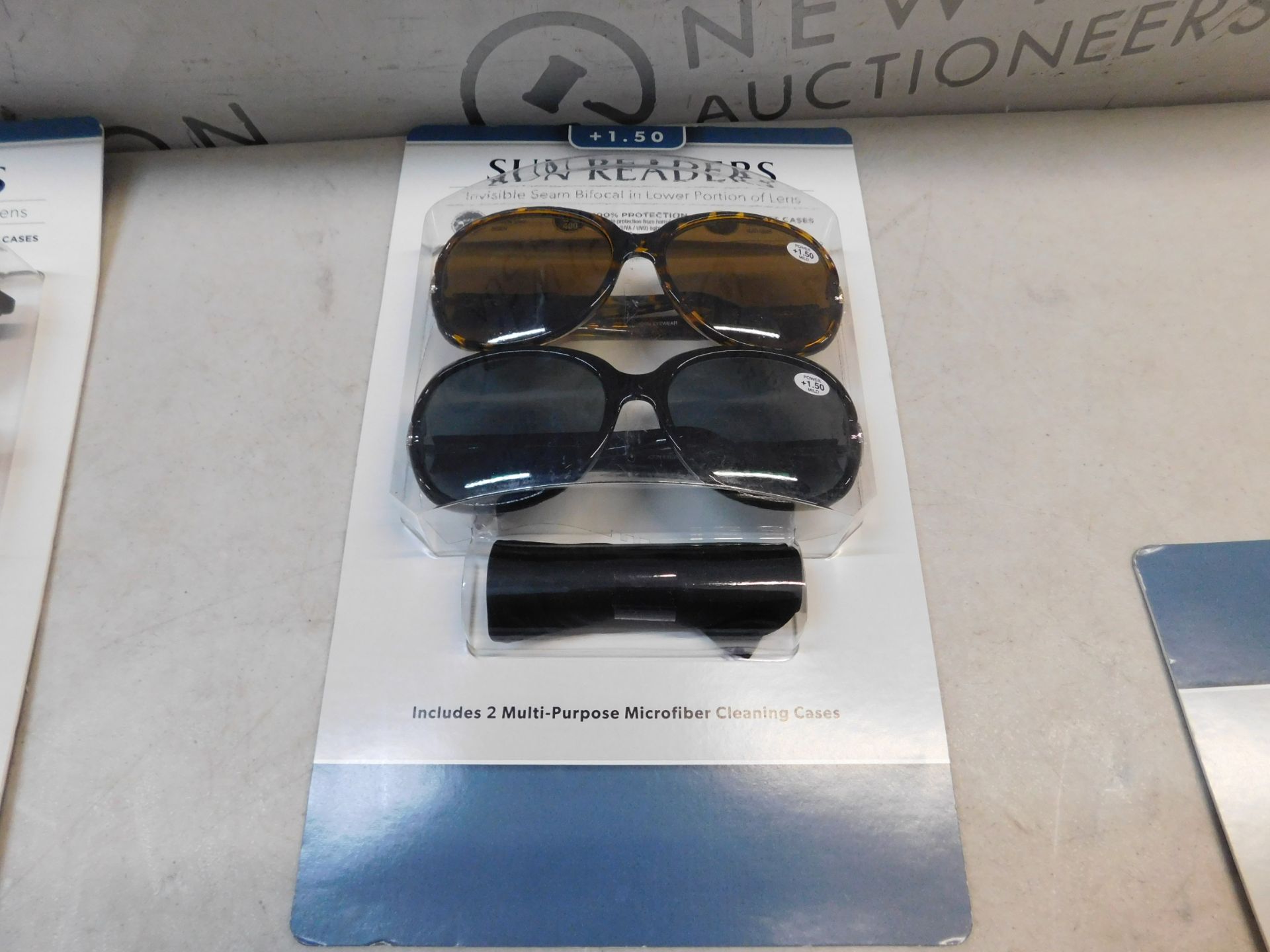 1 PACK OF SUN READER READING GLASSES IN STRENGTH +1.50 RRP Â£19.99