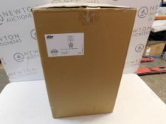 1 BOXED LOLEK SILVER GLASS DUAL LIGHT TABLE LAMP RRP Â£129.99