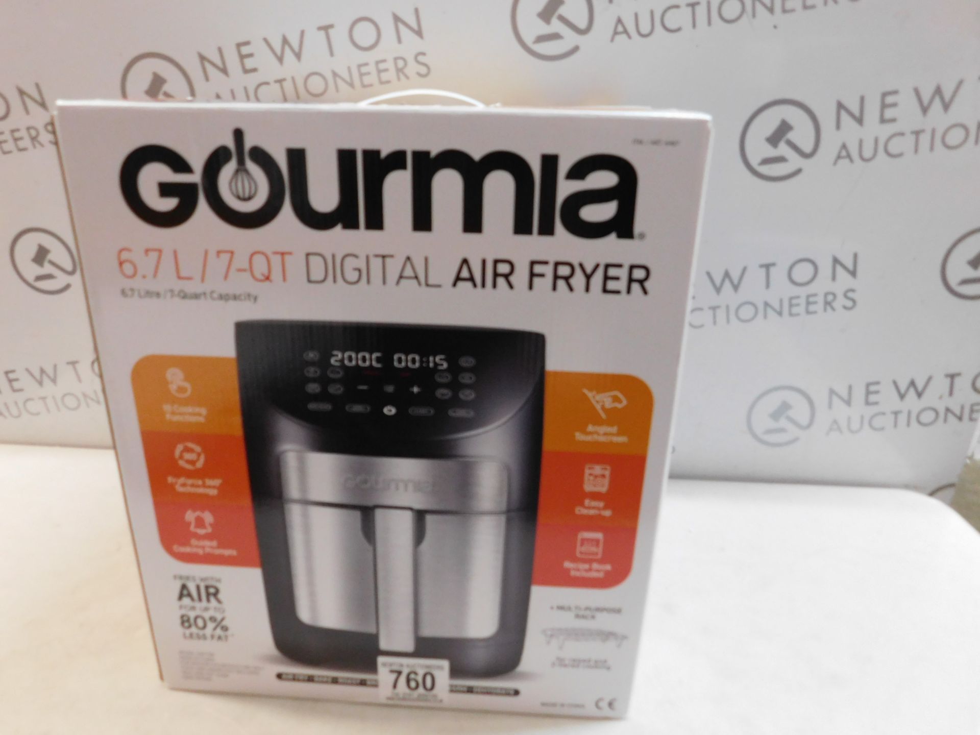 1 BOXED GOURMIA 6.7L DIGITAL AIR FRYER RRP Â£89.99