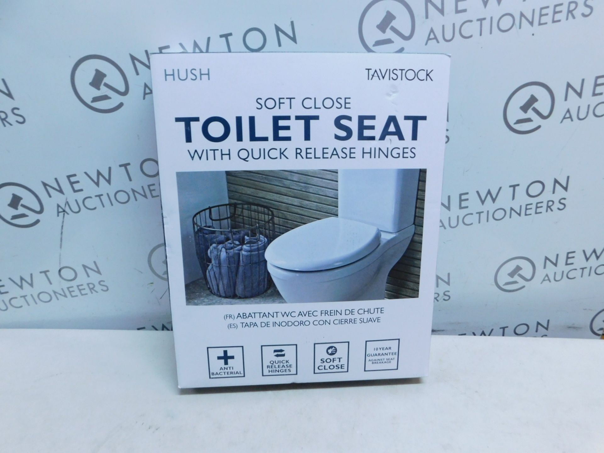 1 BOXED TAVISTOCK HUSH SOFT CLOSE QUICK RELEASE TOILET SEAT RRP Â£39.99