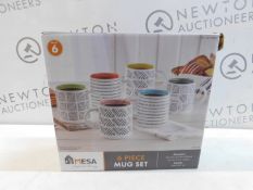 1 BOXED MESA STONEWARE CERAMIC MUGS 470ML RRP Â£29