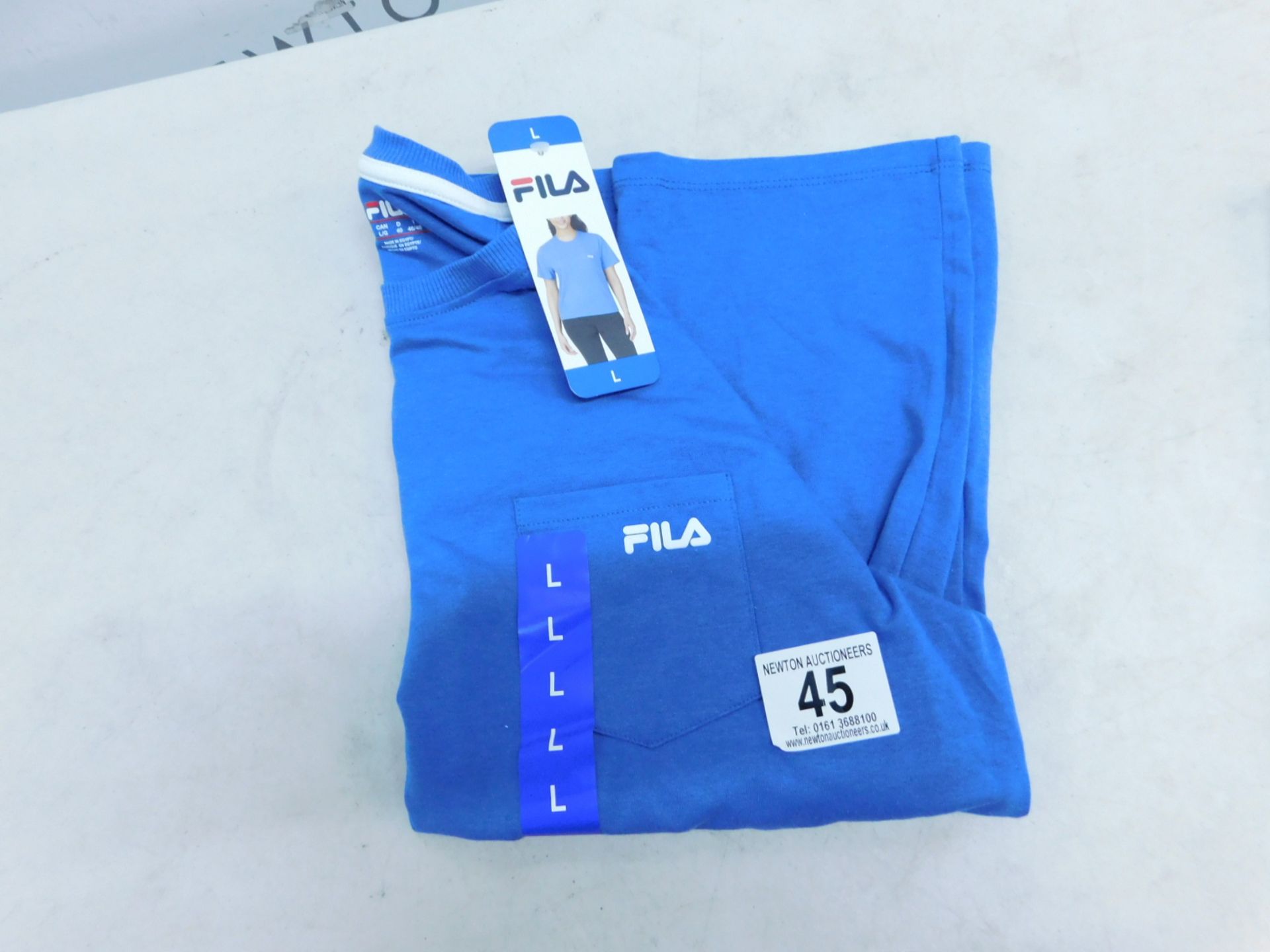 1 BRAND NEW WOMENS FILA T-SHIRT IN BLUE SIZE L RRP Â£14.99