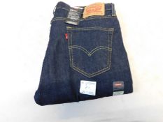 1 BRAND NEW PAIR OF LEVI'S MEN'S 514 STRAIGHT JEANS SIZE 34 X 30 RRP Â£99