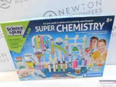 1 BOXED CLEMENTONI SUPER CHEMISTRY LAB (8+ YEARS) RRP Â£24.99