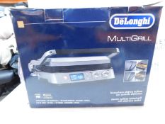 1 BOXED DE'LONGHI MULTIGRILL ELECTRIC CONTACT GRILL RRP Â£229